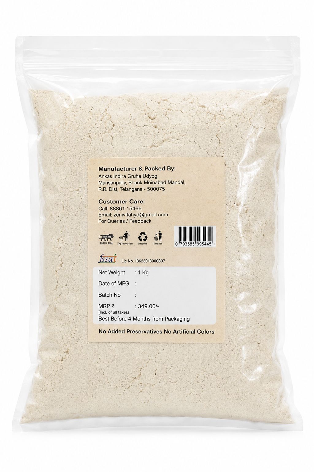 Zenvita Soy-Free Multigrain Atta - Image 4